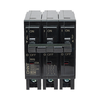 MCB - Interruptor Termomagnético Enchufable, Serie: B2Q, 3P, 15A, 240V (SKU:1002294)