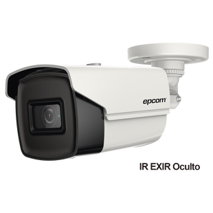 Bala TURBOHD 4K (8 Megapixeles) / Gran Angular 102º / Lente 2.8 mm / Exterior IP67 / IR EXIR 60 mts / dWDR