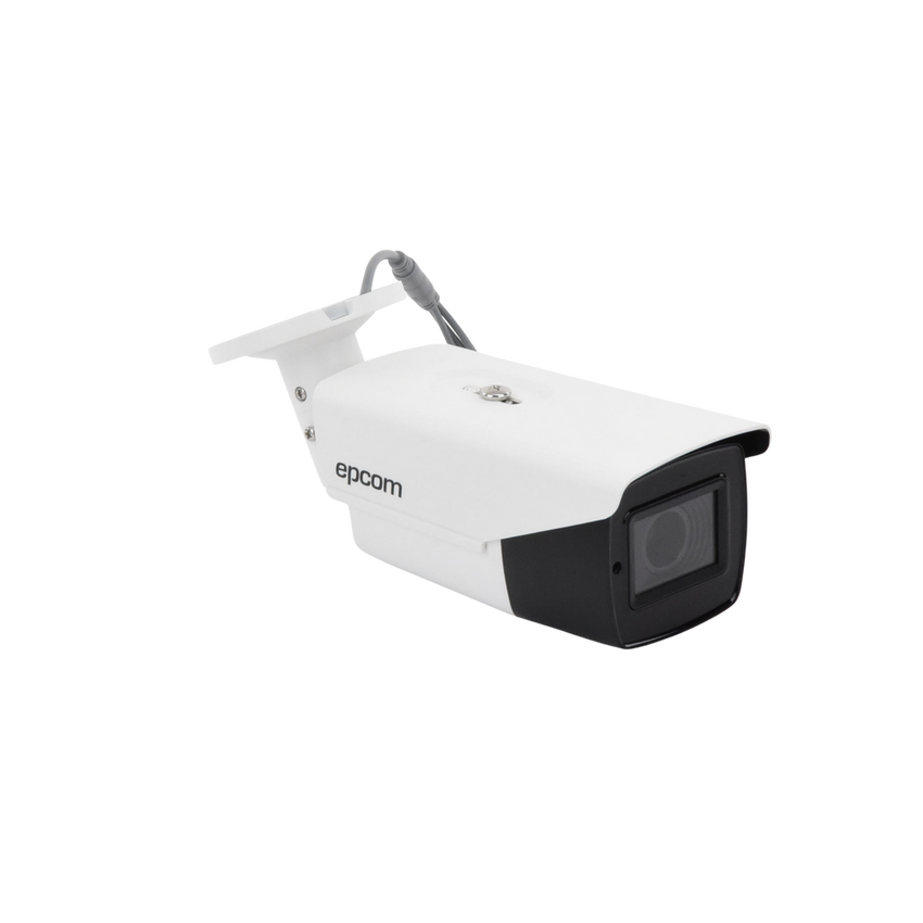Bullet TURBOHD 4K (8Megapixeles) / Lente Mot. 2.7 a 13.5 mm / Potente IR EXIR de 80 mts / Exterior IP67 / 12 Vcc - 24 VCA / dWDR
