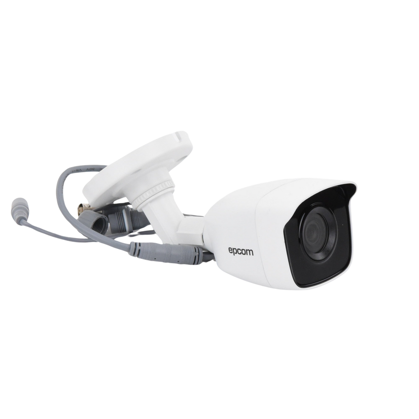 Bala TURBOHD 5 Megapíxel / Lente 2.8mm (85° de Visión) / Exterior IP66 / IR EXIR 20 mts / TVI-AHD-CVI-CVBS / Metal