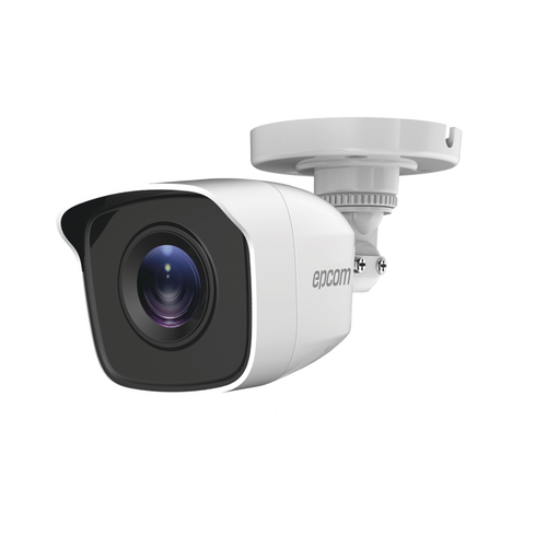 Bala TURBOHD 5 Megapíxel / Lente 2.8mm (85° de Visión) / Exterior IP66 / IR EXIR 20 mts / TVI-AHD-CVI-CVBS / Metal