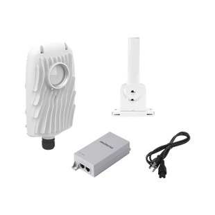 Kit de radios B5X, rango de frecuencia extendida (4.9 a 6.4 GHz),  incluye inyector POE50V, cable de alimentación y montaje universal para tubo o poste o mástil