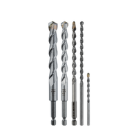 Juego de 5 brocas multipropósito de 5/32"-3/16"-1/4"-3/8"-1/2"