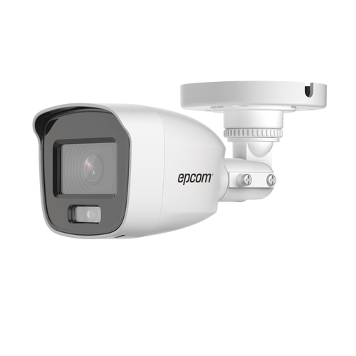 [ColorVu] Bala TURBOHD 2 Megapíxel (1080p) / Microfono Integrado / Imagen a color 24/7 / Lente 2.8 mm / METAL / Luz Blanca 20 mts / Exterior IP66 / TVI-AHD-CVI-CVBS / dWDR