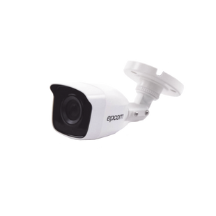 Bala TURBOHD 2 Megapíxeles (1080p) / Gran Angular 103° / Lente 2.8 mm / IR EXIR Inteligente 20 mts / Exterior IP66 / dWDR / TVI-AHD-CVI-CVBS / Policarbonato