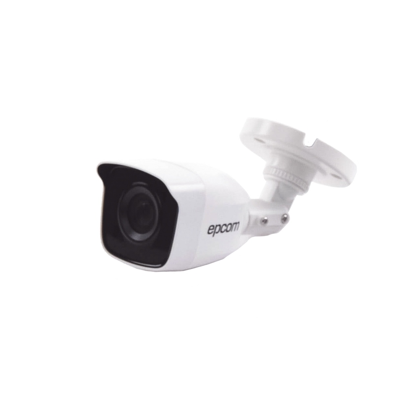 Bala TURBOHD 2 Megapíxeles (1080p) / Gran Angular 103° / Lente 2.8 mm / IR EXIR Inteligente 20 mts / Exterior IP66 / dWDR / TVI-AHD-CVI-CVBS / Policarbonato