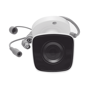 Bala TURBOHD 2 Megapíxeles (1080p) / METALICA / Gran Angular 103° / Lente 2.8 mm / IR EXIR Inteligente 20 mts / Exterior IP66 / TVI-AHD-CVI-CVBS