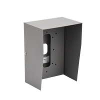 Cubierta Industrial para montaje de Porteros IP Fanvil y Grandstream, pintura electrostática color gris.