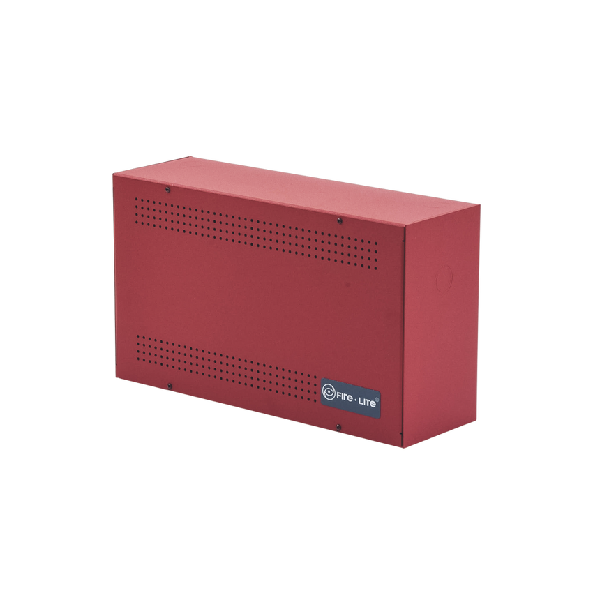 Gabinete para dos baterías de respaldo de 18 AH. Aplicaciones para sistemas de detección de incendio (FAS).