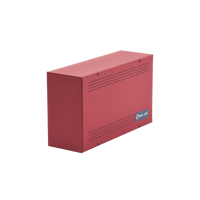 Gabinete para dos baterías de respaldo de 18 AH. Aplicaciones para sistemas de detección de incendio (FAS).