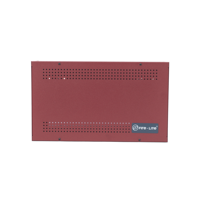 Gabinete para dos baterías de respaldo de 18 AH. Aplicaciones para sistemas de detección de incendio (FAS).