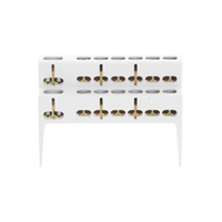 Soporte + Barra de Conexion (12/24/36 MOD) (12+2 ENTR.) IP40