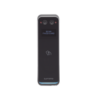 Lector Biométrico Facial (BEW3) / lector de tarjetas Prox EM, mifare, Tarjetas Virtuales por Bluetooth / con protección IP67, IK08