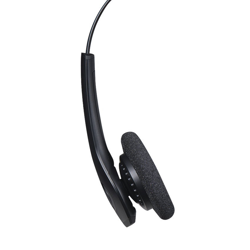 Jabra Biz 1500 Duo, auricular profesional con cancelación de ruido, ideal para contact center con conexión QD (1519-0157)