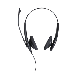 Jabra Biz 1500 Duo, auricular profesional con cancelación de ruido, ideal para contact center con conexión USB (1559-0159)