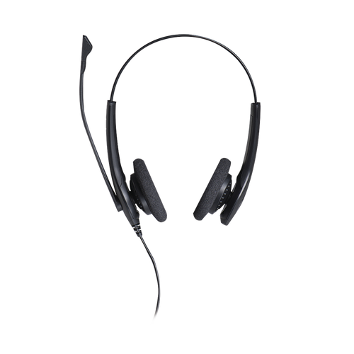 Jabra Biz 1500 Duo, auricular profesional con cancelación de ruido, ideal para contact center con conexión USB (1559-0159)