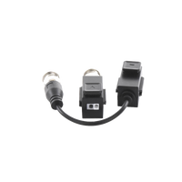 Kit de Transceptor (Balluns) TURBOHD con Boton Push / Hasta 8 MP (4K) / 100% Cobre / Soporta HD-TVI / AHD / CVI / CVBS / Audio por Coaxitron / Datos para Menu de Configurar de Cámaras