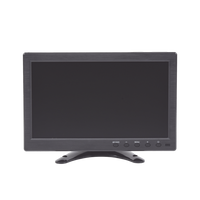Monitor 10.1" TFT-LCD ideal para colocar en vehículos o DVR/NVR. Entradas de video HDMI, VGA y RCA (CVBS)