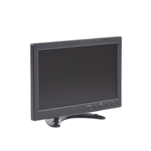 Monitor 10.1" TFT-LCD ideal para colocar en vehículos o DVR/NVR. Entradas de video HDMI, VGA y RCA (CVBS)