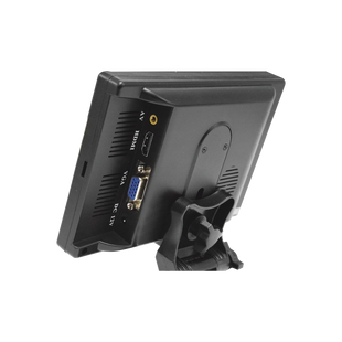 Monitor 7" TFT-LCD ideal para colocar en vehículos o DVR/NVR.  Entradas de video HDMI, VGA y RCA (CVBS)