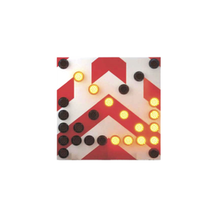 Tablero de señalización visual sencillo/izquierda/derecha/cruz