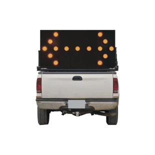 Tablero de señalización doble para montaje en pick up