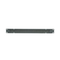 Tapa Ciega para Rack de 19in, Tipo Cepillo de Nylon, para Paso de Cables y Mejor Manejo Térmico, Color Negro, 1 UR