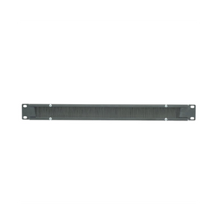 Tapa Ciega para Rack de 19in, Tipo Cepillo de Nylon, para Paso de Cables y Mejor Manejo Térmico, Color Negro, 1 UR