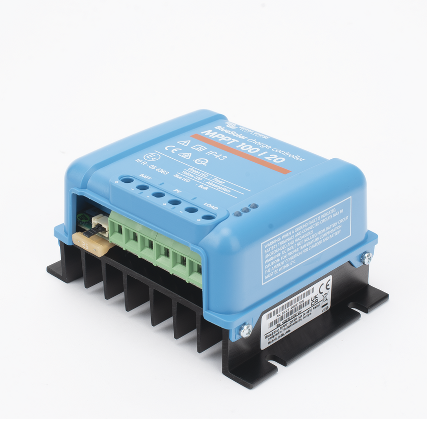 BlueSolar MPPT 100/20. Controlador Solar MPPT 20A, Voltaje Selección Automática: 12/24/48 Vcc.