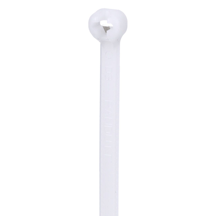 Cincho de Nylon 6.6 Dome-Top® Con Lengüeta de Bloqueo de Acero Inoxidable, 305 mm largo x 4.7mm ancho, Color Natural, Paquete de 100pz