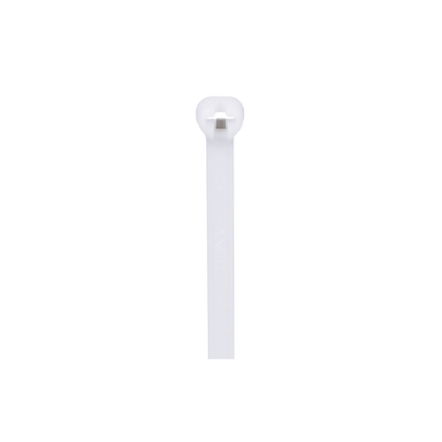 Cincho Dome-Top 305mm largo x 4.7mm ancho, Nylon 6.6, Color Natural. Paquete 1000 piezas