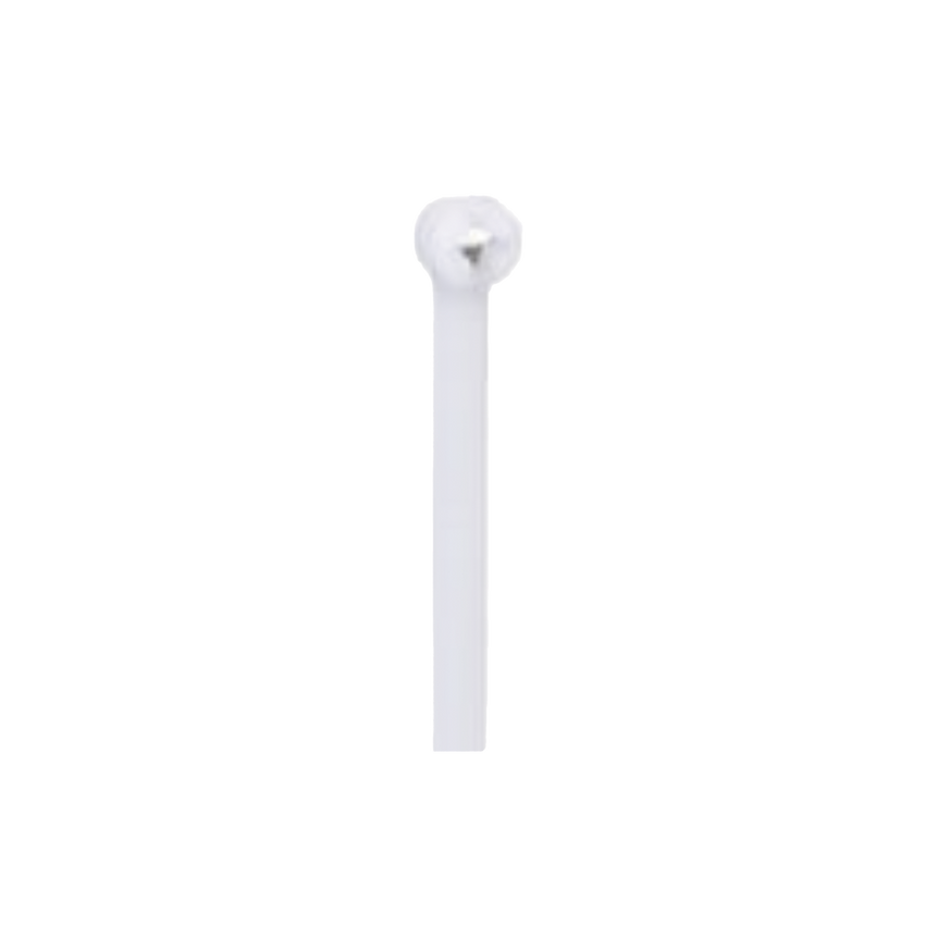Cincho Dome-Top 305mm largo x 4.7mm ancho, Nylon 6.6, Color Natural. Paquete 1000 piezas