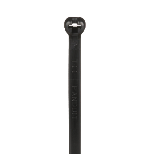 Cincho de Nylon 6.6 Dome-Top®, Con Lengüeta de Bloqueo de Acero Inoxidable, 305 mm largo x 4.7mm ancho, Color Negro, Exterior Resistente a Rayos UV, Paquete de 1000pz