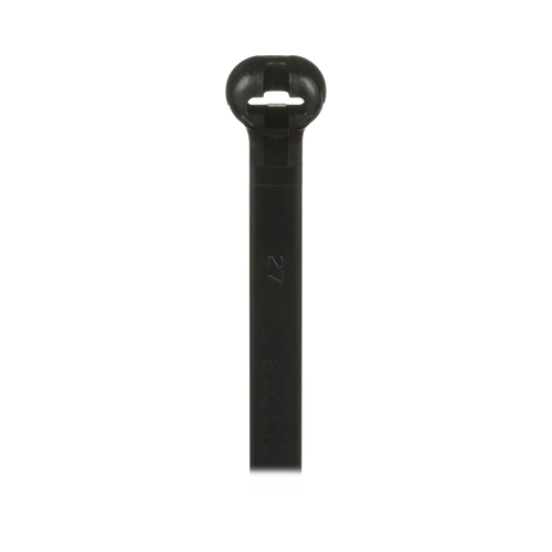 Cincho Dome-Top Nylon 6.6, 378mm largo x 7mm ancho, Color Negro. Paquete de 250 piezas