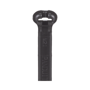 Cincho de Nylon 6.6 Dome-Top®, Con Lengüeta de Bloqueo de Acero Inoxidable, 620 mm largo x 7mm ancho, Color Negro, Exterior Resistente a Rayos UV, Paquete de 100pz