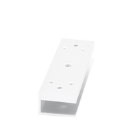 Montaje en U para puerta de vidrio compatible con chapa magnética MAG350S y MAG350NLED