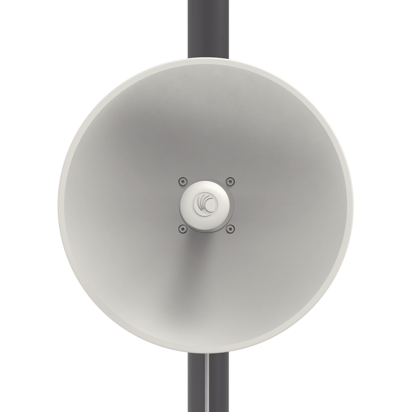 ePMP Force 200L para zonas con alta interferencia, hasta 200 Mbps, 4910 - 5970 MHz, 802.11n, Antena de 25 dBi, latencia baja