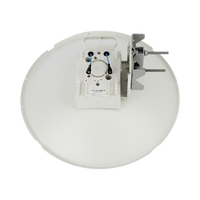 Antena direccional tipo plato de 25 dBi / Rango de frecuencia de 5.150 a 7.125 GHz / MIMO 2X2 / Para climas Hostiles IP67