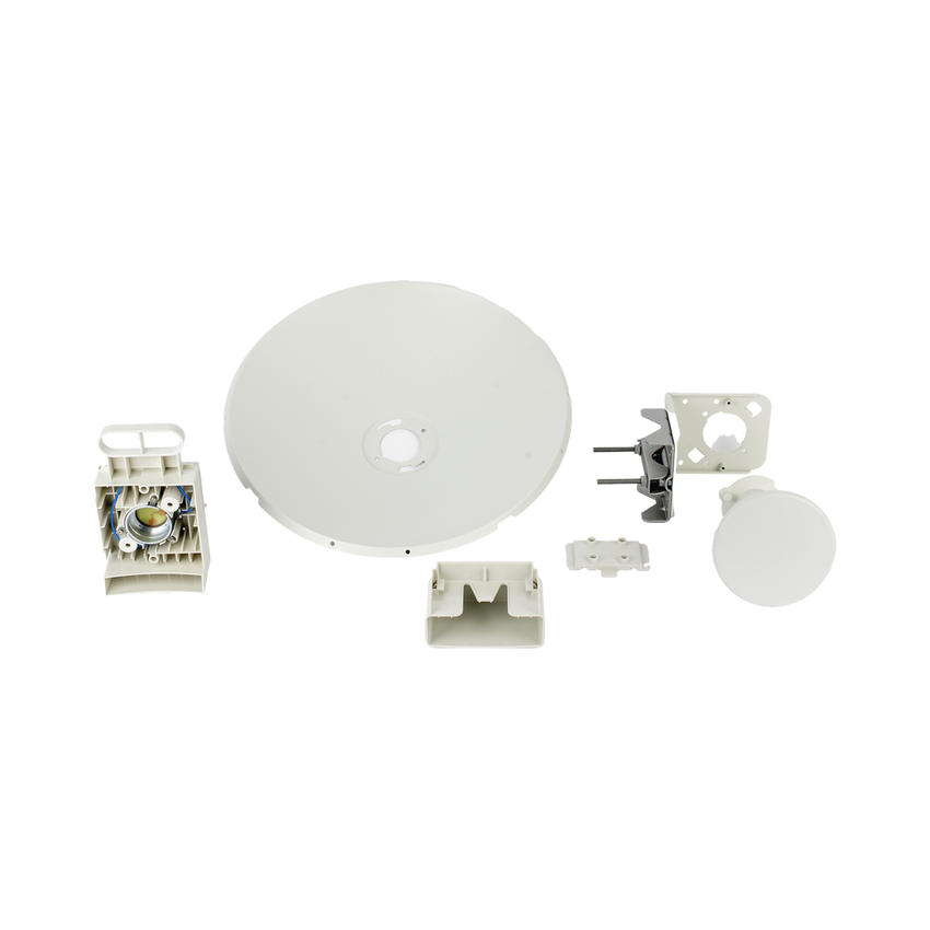 Antena direccional tipo plato de 25 dBi / Rango de frecuencia de 5.150 a 7.125 GHz / MIMO 2X2 / Para climas Hostiles IP67
