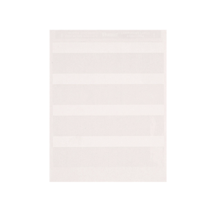 Hojas con 1000 Etiquetas para Impresora Láser/Inyección de Tinta, para Patch Panel, Face Plate o Cajas Superficiales, Para Identificación 4 Puertos, Color Blanco