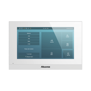 Monitor Linux / Pantalla Touch de 7 Pulgadas / SIP / POE / WIFI / Compatible con Frentes de Calle Akuvox