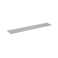 Tapa para Canaleta Ranurada, de 4.25 in de Ancho, 1828.8 mm de Largo, Color Gris