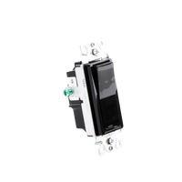 Switch un solo polo 15 Amp negro nigth