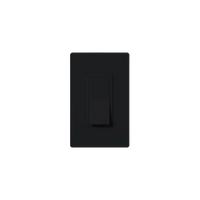 Switch un solo polo 15 Amp negro nigth