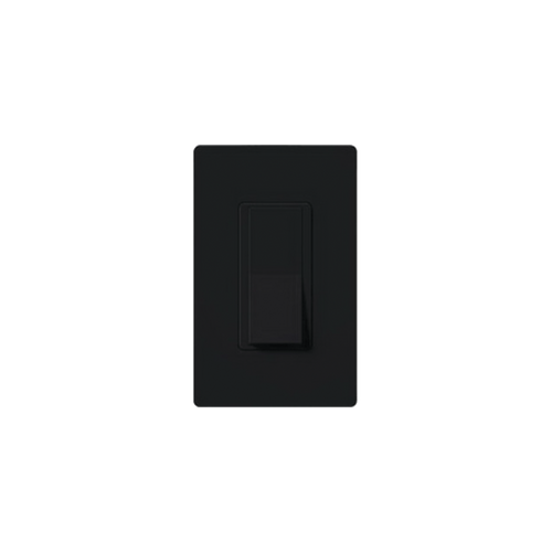 Switch un solo polo 15 Amp negro nigth