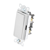 Switch un solo polo 15 Amp GRIS