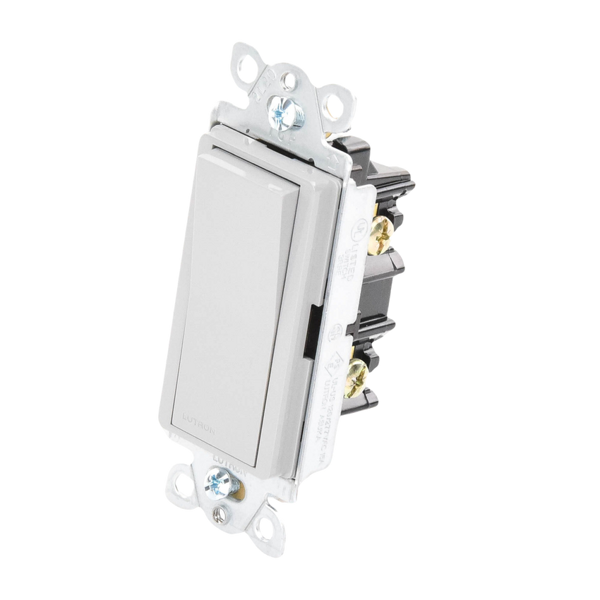 Switch un solo polo 15 Amp GRIS