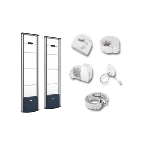 Kit de Arcos EAS para Protección de Ropa, Botellas, con Accesorios RX, TX 8.2 MHz hasta 1.8 m