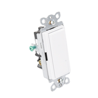 Interruptor Claro, 3 Hilos, 15A, Color Blanco