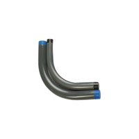 Codo Conduit Rígido de Aluminio de 2" (50.8 mm) con Recubrimiento de PVC.